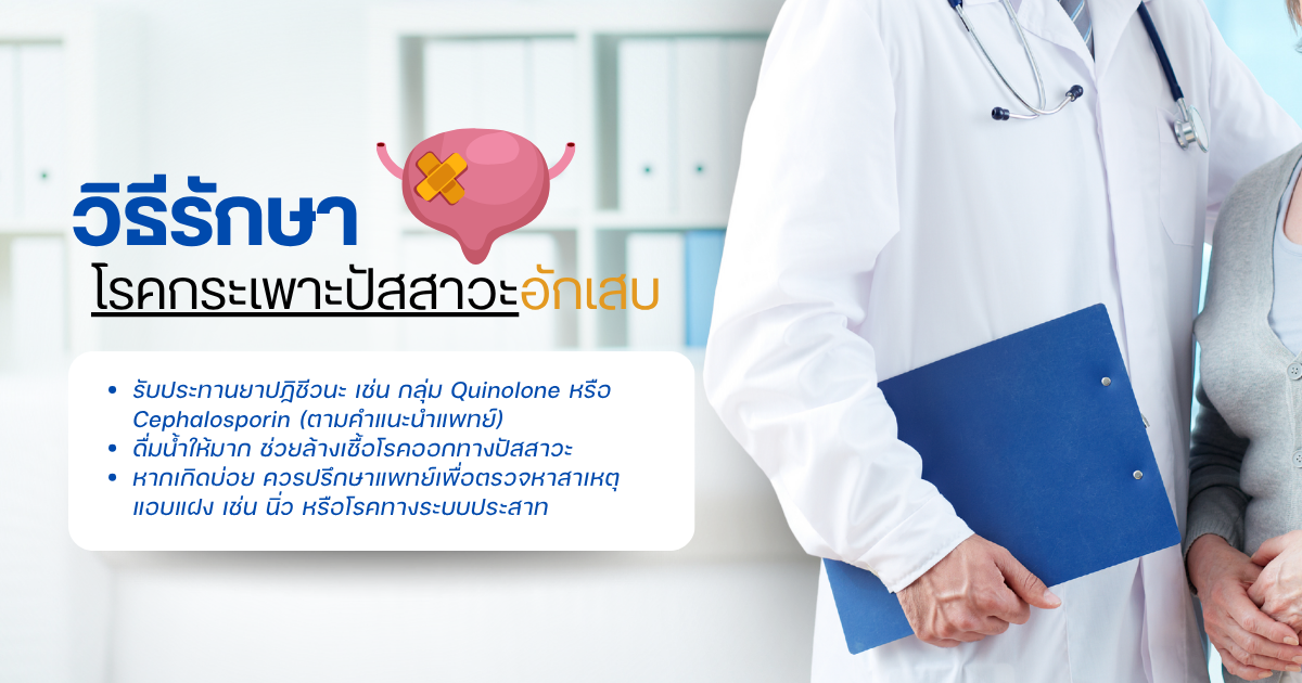 รักษาโรคกระเพาะปัสสาวะอักเสบ