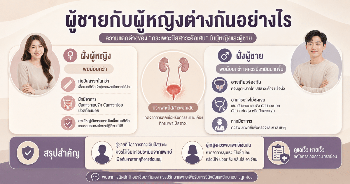 ผู้ชายกับผู้หญิงต่างกันอย่างไร