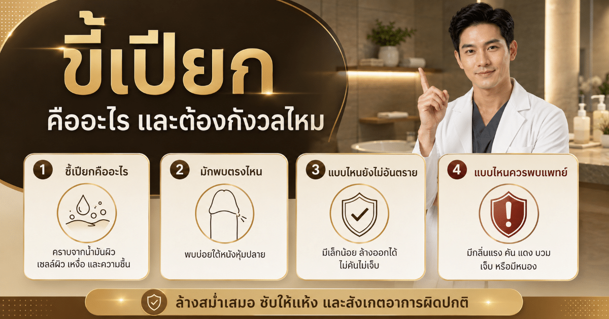 ขี้เปียกคืออะไร และต้องกังวลไหม