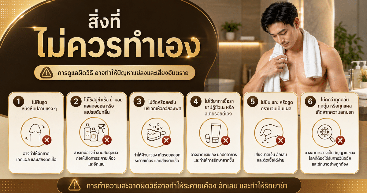 สิ่งที่ไม่ควรทำเอง