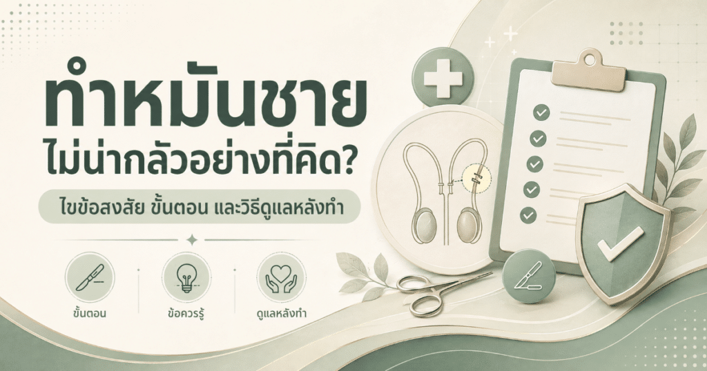 Vasectomy - eternityclinicdoctorbeer การทำหมันชาย