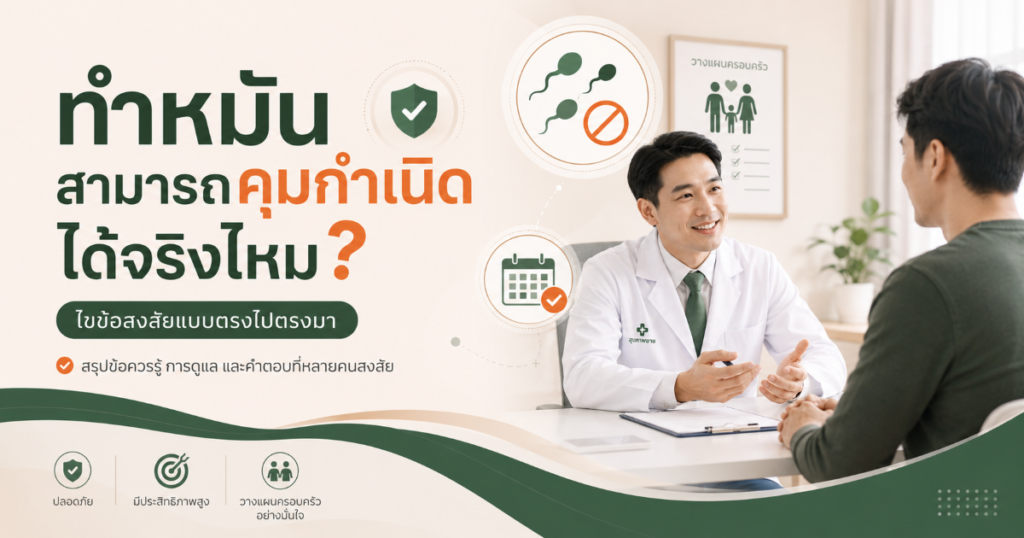 Vasectomy - eternityclinicdoctorbeer ทำหมันชาย