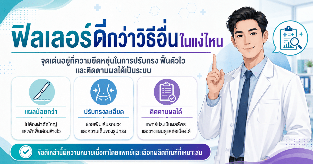 ฟิลเลอร์ดีกว่าวิธีอื่นในแง่ไหน