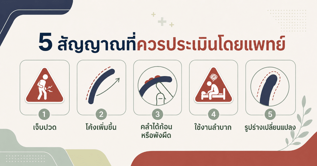 5 สัญญาณที่ควรประเมินโดยแพทย์
