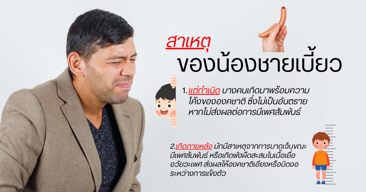 Penis curve - eternityclinicdoctorbeer สาเหตุของน้องชายเบี้ยว