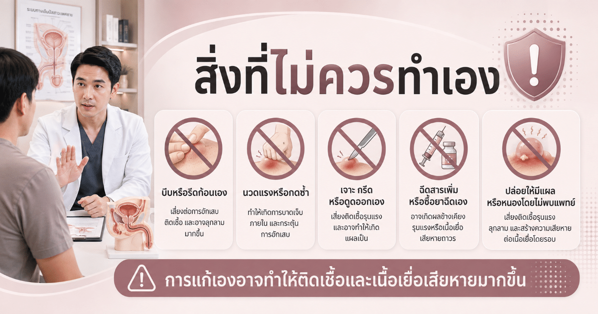 สิ่งที่ไม่ควรทำเอง