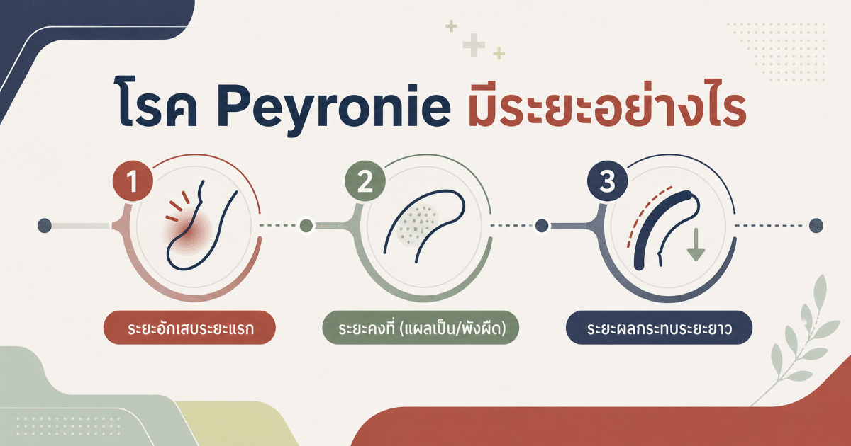 โรค Peyronie มีระยะอย่างไร