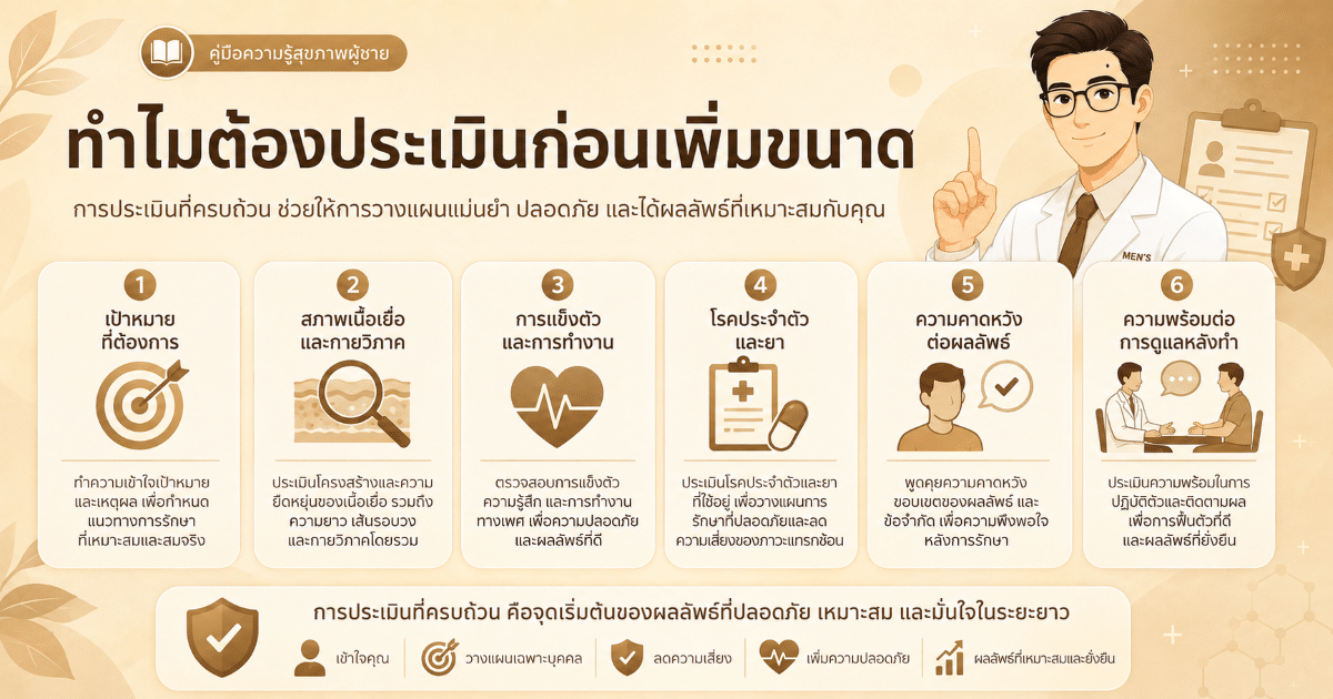 ทำไมต้องประเมินก่อนเพิ่มขนาด
