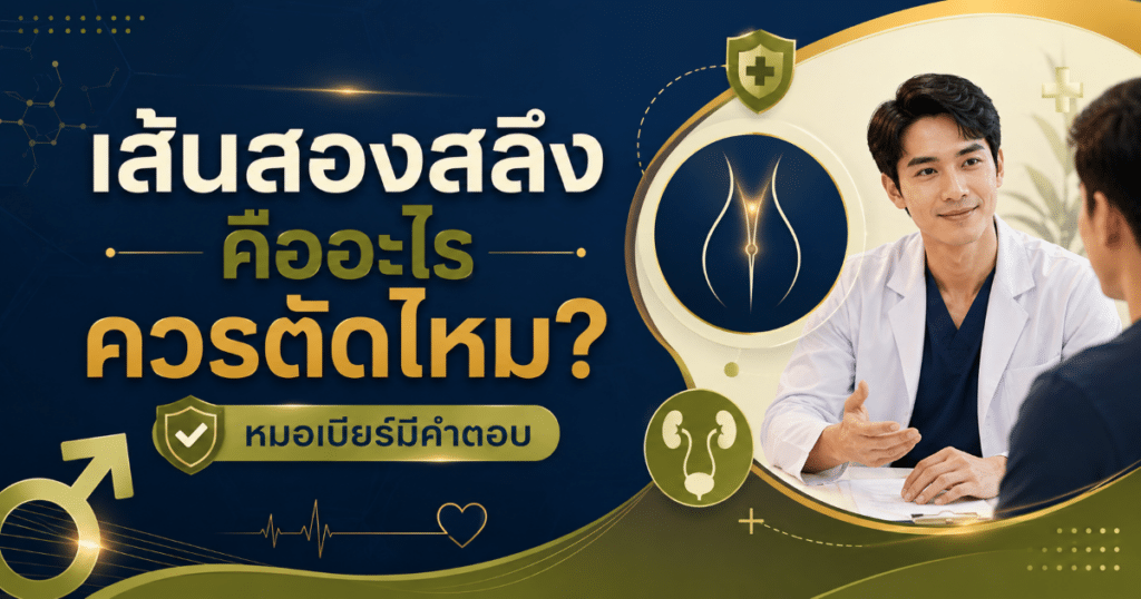 penile frenulum - eternityclinicdoctorbeer เส้นสองสลึง
