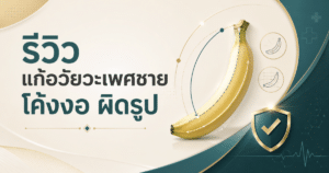 แก้อวัยวะเพศชายโค้งงอ