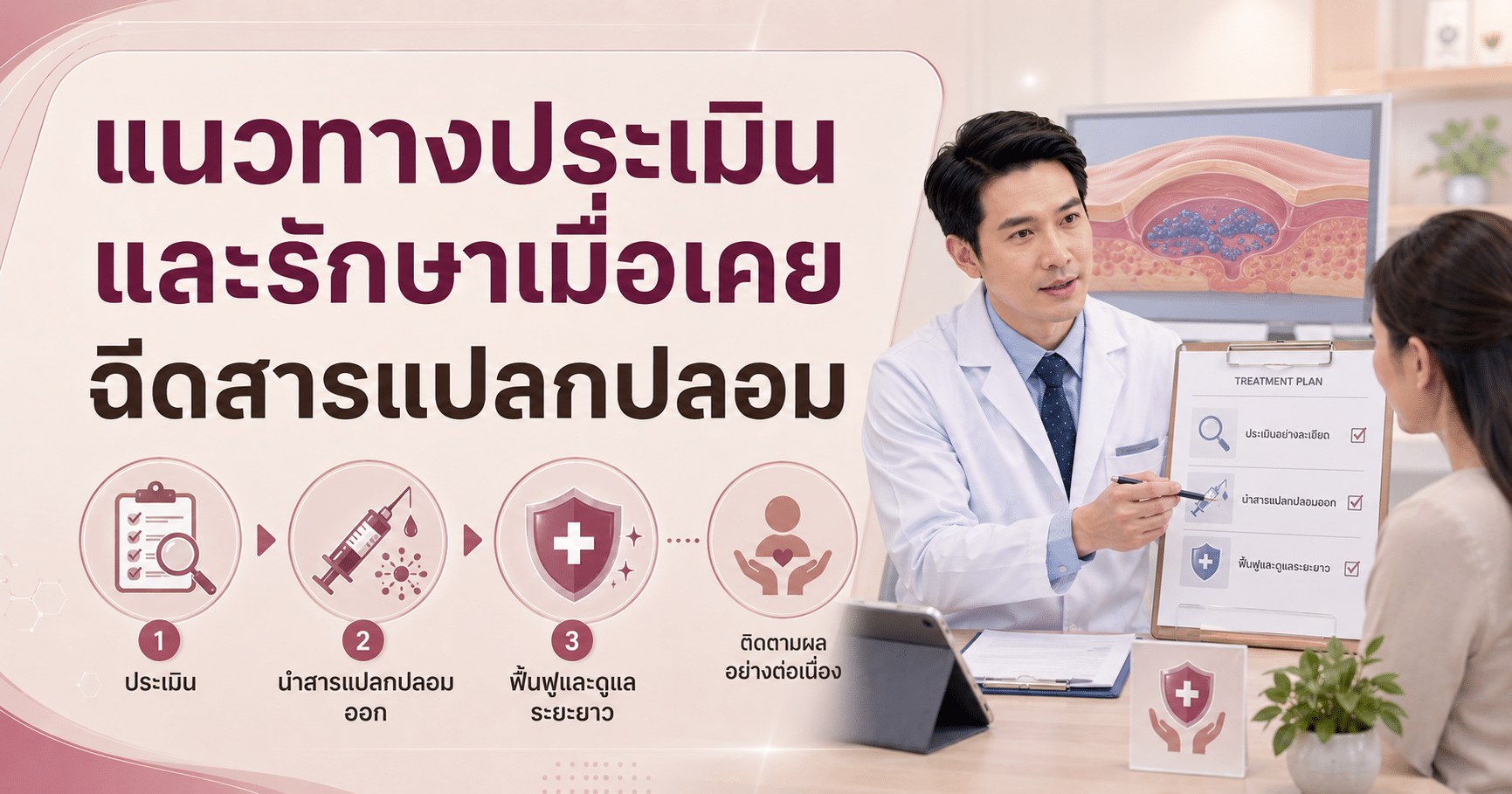 แนวทางประเมินและรักษาเมื่อเคยฉีดสารแปลกปลอม