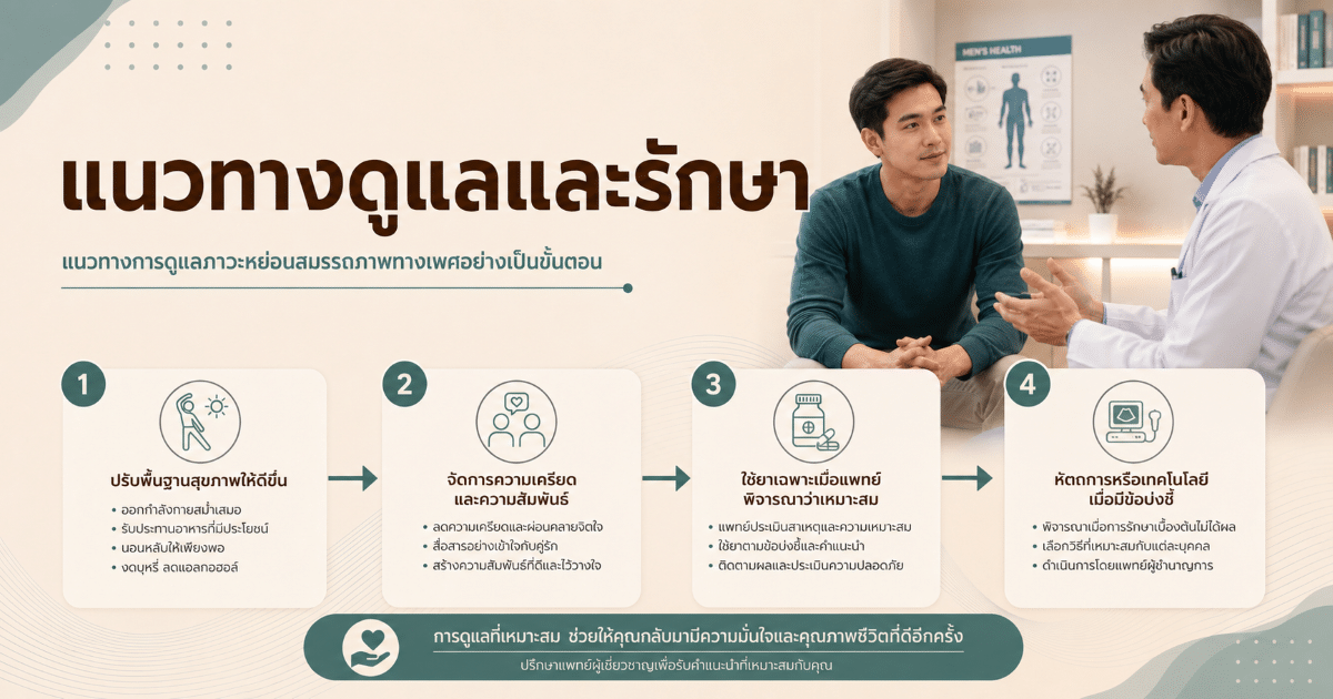 แนวทางดูแลและรักษา
