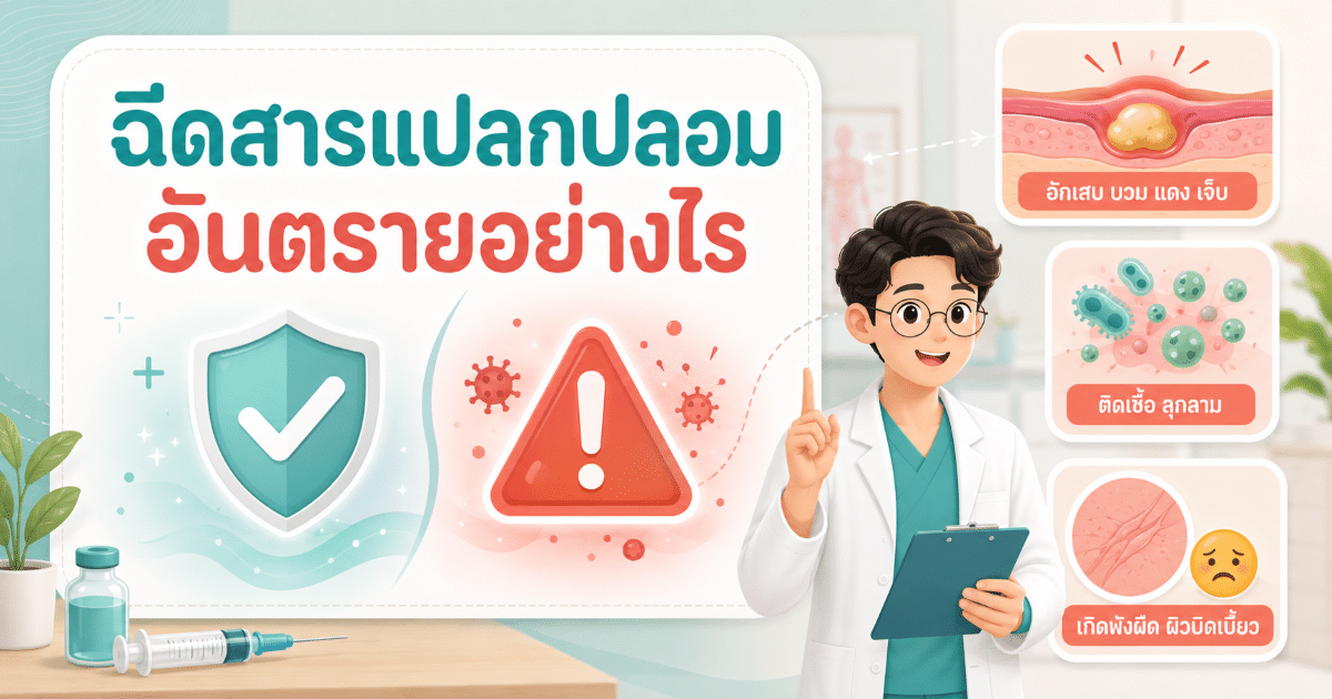 ฉีดสารแปลกปลอมอันตรายอย่างไร