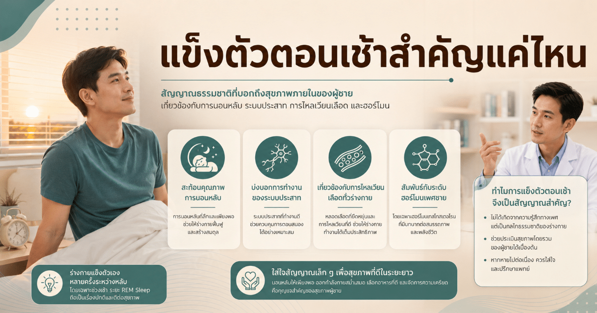 แข็งตัวตอนเช้าสำคัญแค่ไหน