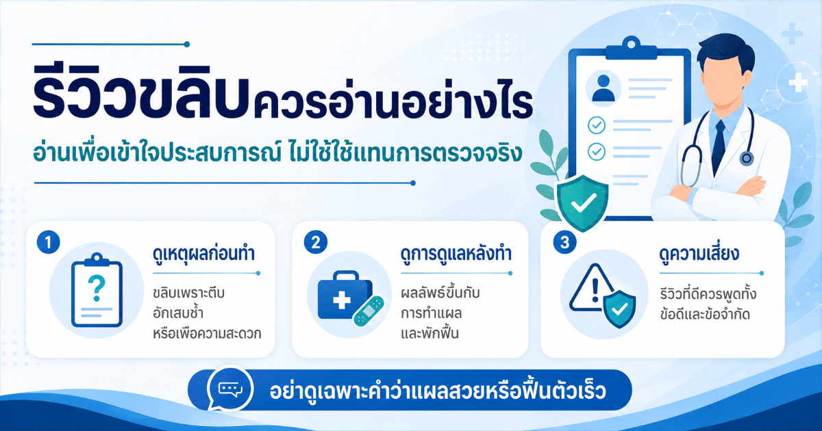 รีวิวขลิบควรอ่านอย่างไร