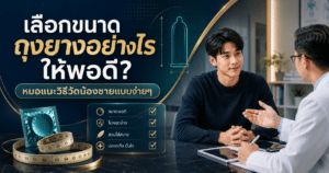 เลือกขนาดถุงยางอย่างไรให้พอดี?