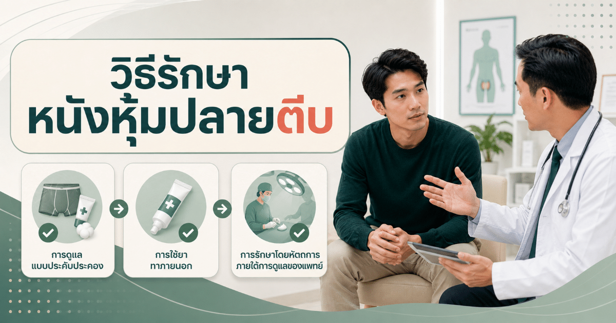วิธีรักษาหนังหุ้มปลายตีบ