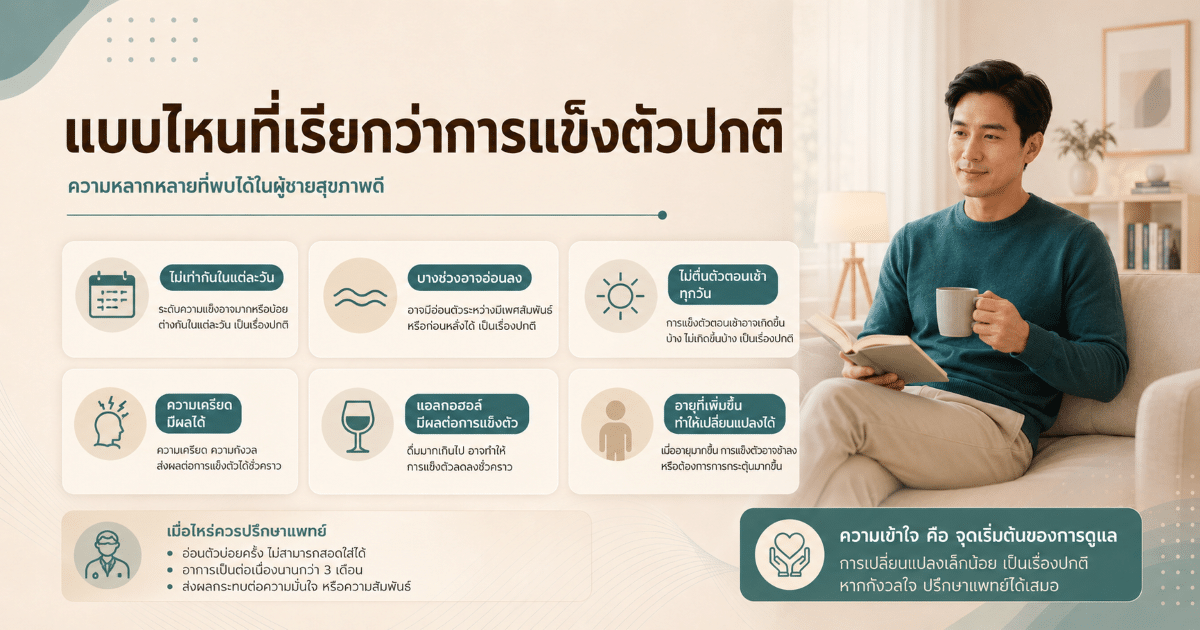 แบบไหนที่เรียกว่าการแข็งตัวปกติ