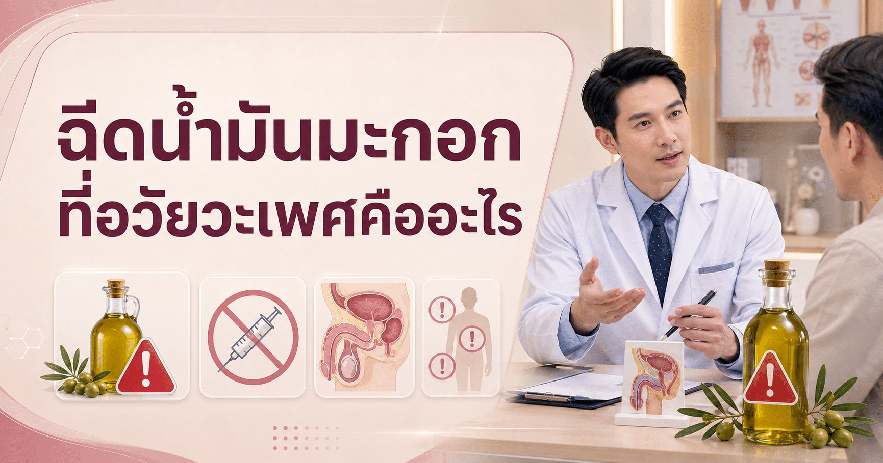 ฉีดน้ำมันมะกอกที่อวัยวะเพศคืออะไร