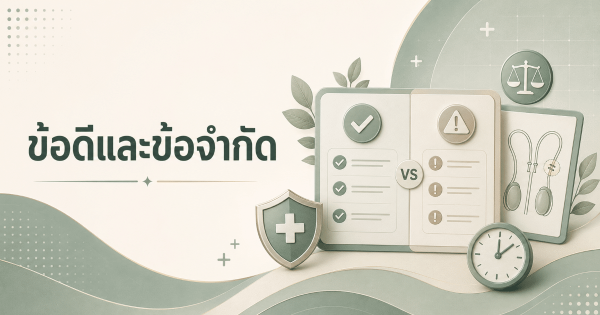 ข้อดีและข้อจำกัด