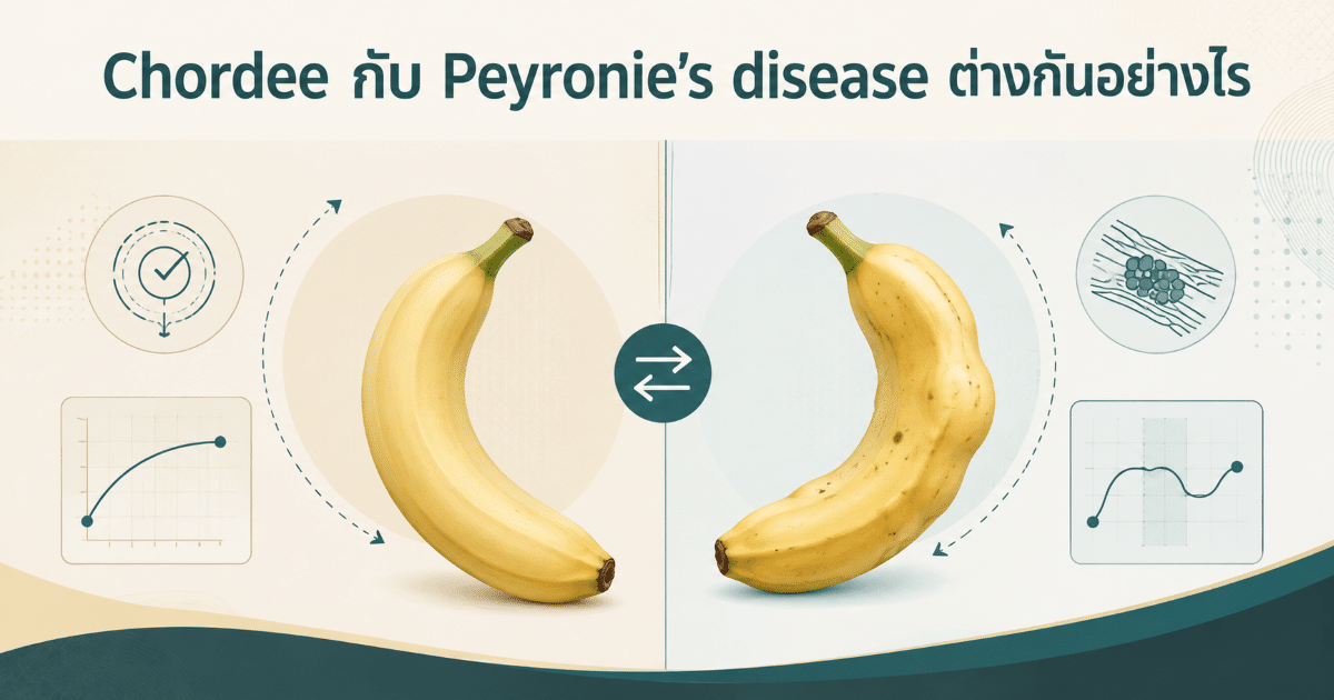 Chordee กับ Peyronie’s disease ต่างกันอย่างไร