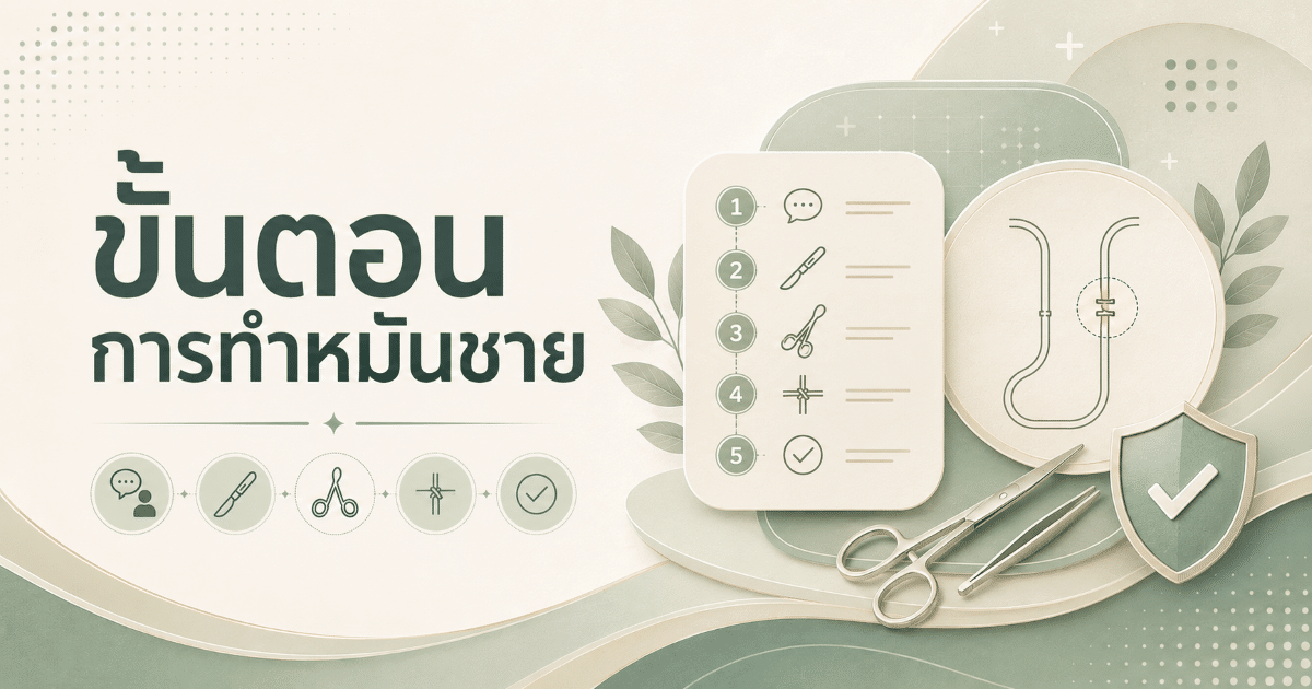 ขั้นตอนการทำหมันชายโดย