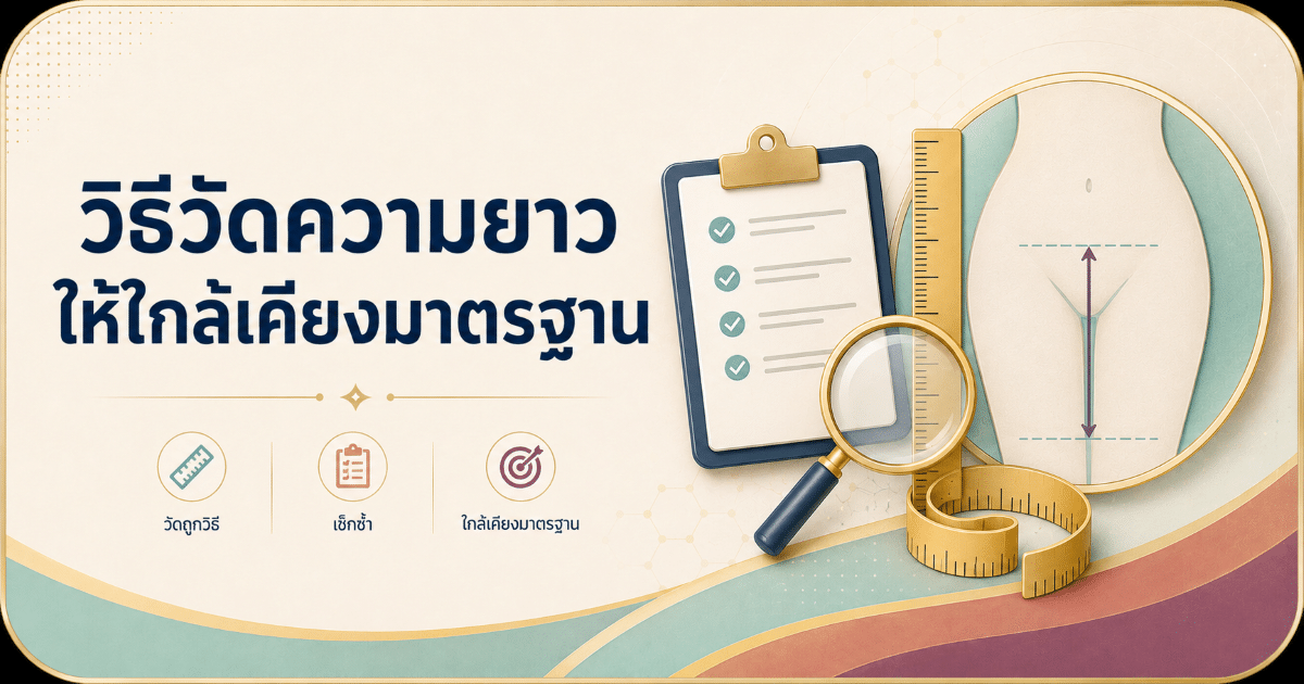 วิธีวัดความยาวให้ใกล้เคียงมาตรฐาน