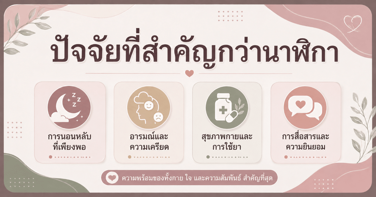 ปัจจัยที่สำคัญกว่านาฬิกา
