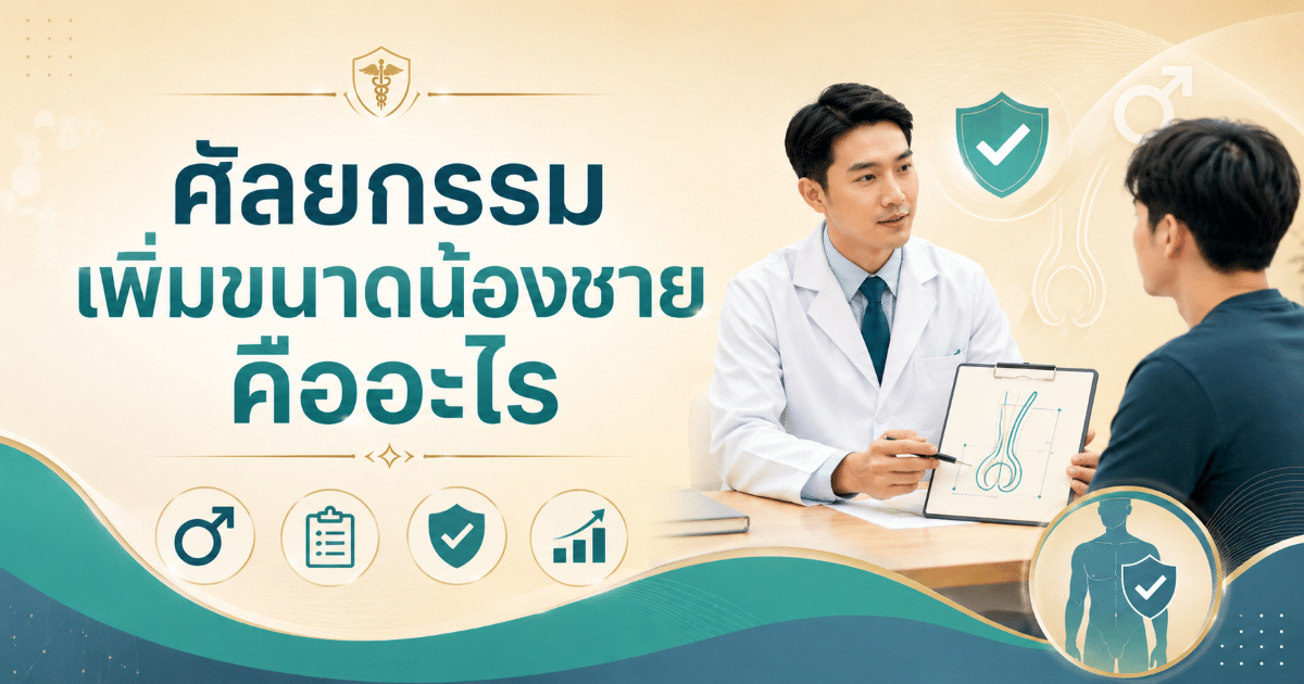 ศัลยกรรมเพิ่มขนาดน้องชาย คืออะไร