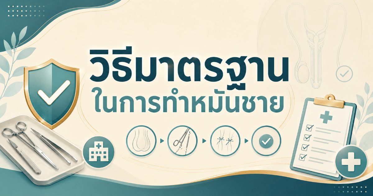วิธีมาตรฐานในการทำหมันชาย