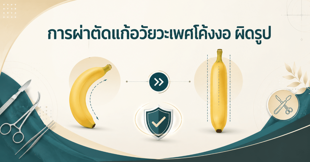 การผ่าตัดแก้อวัยวะเพศโค้งงอ ผิดรูป
