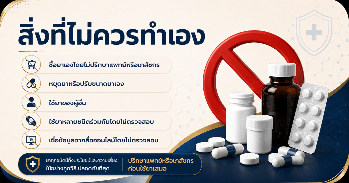 สิ่งที่ไม่ควรทำเอง