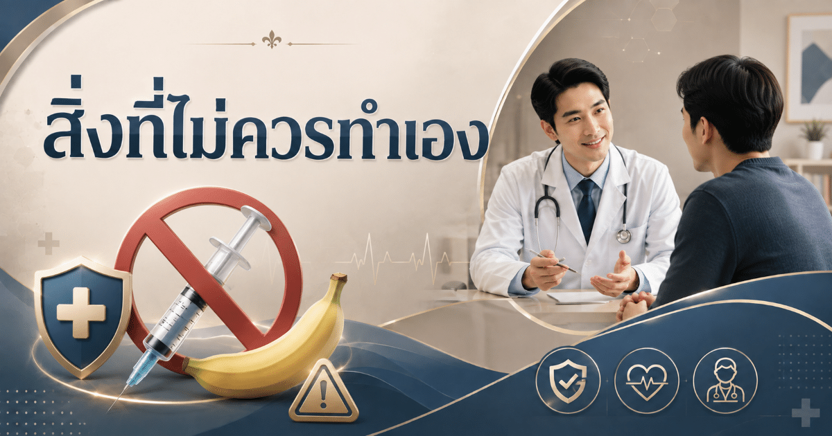 สิ่งที่ไม่ควรทำเอง