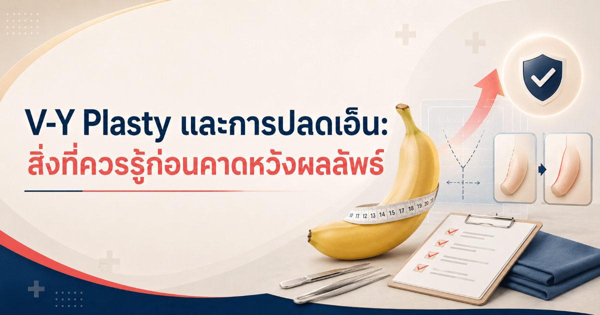 V-Y Plasty และการปลดเอ็น: สิ่งที่ควรรู้ก่อนคาดหวังผลลัพธ์