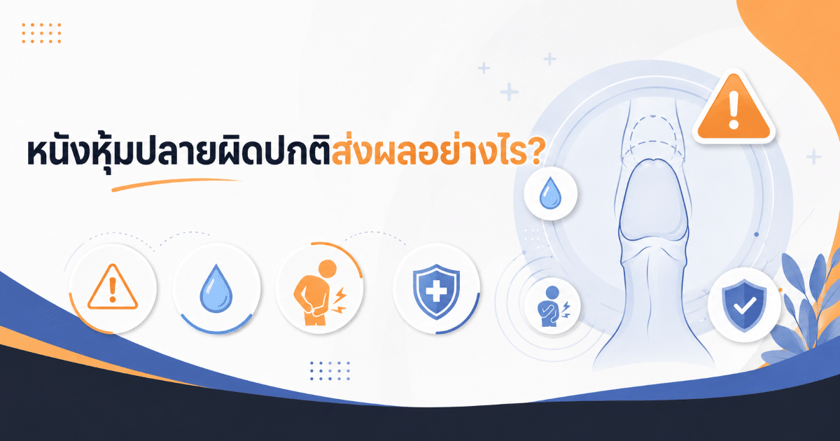 หนังหุ้มปลายผิดปกติส่งผลอย่างไร?