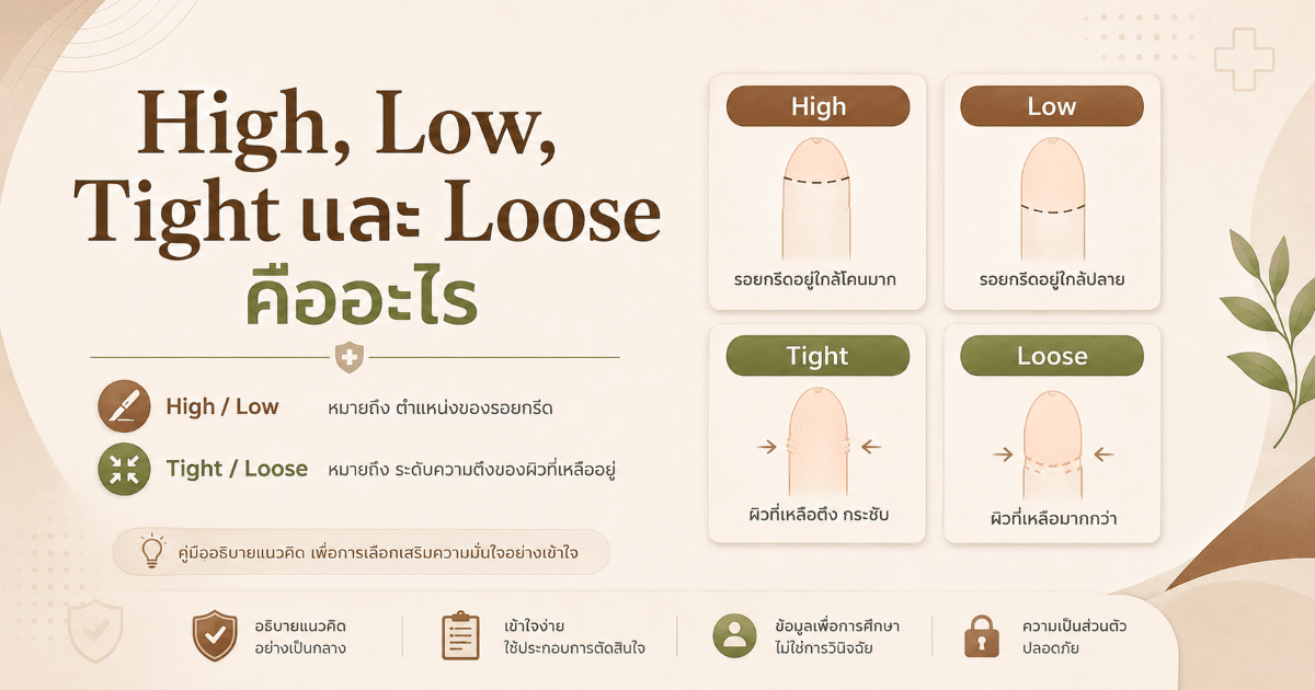High, Low, Tight และ Loose คืออะไร