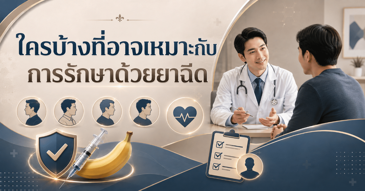 ใครบ้างที่อาจเหมาะกับการรักษาด้วยยาฉีด