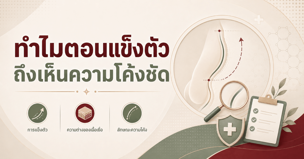 ทำไมตอนแข็งตัวถึงเห็นความโค้งชัด
