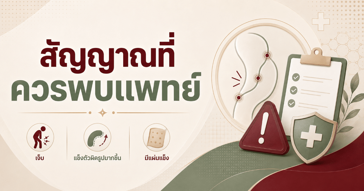 สัญญาณที่ควรพบแพทย์