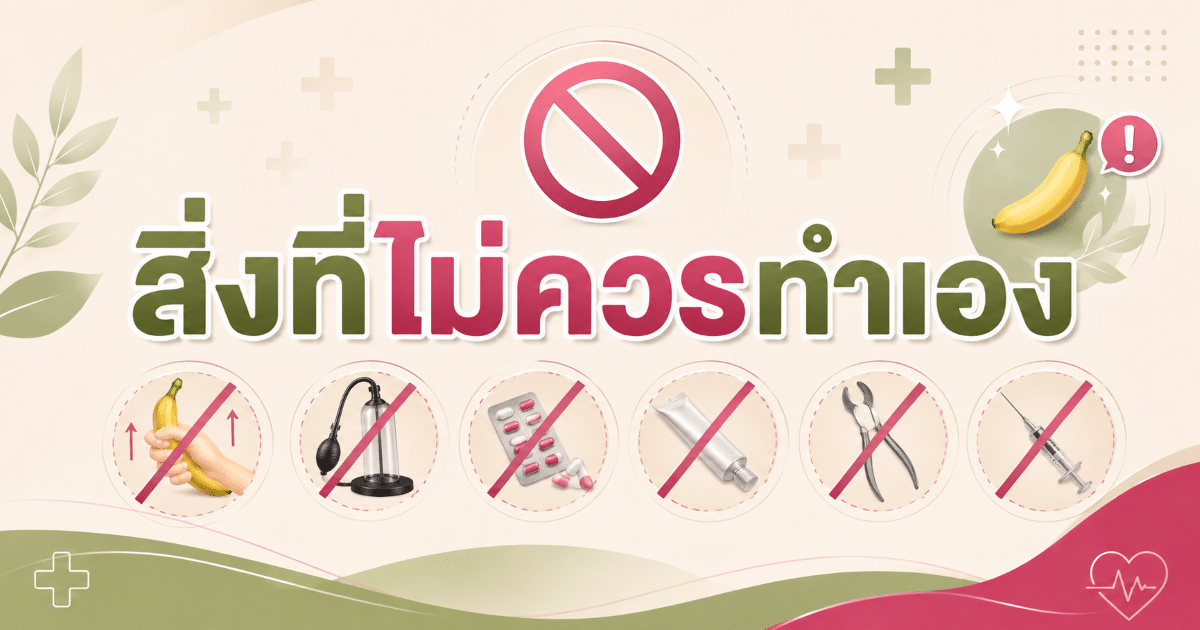 สิ่งที่ไม่ควรทำเอง