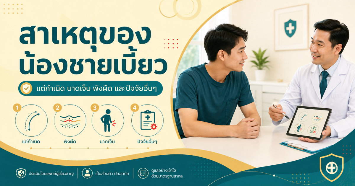 สาเหตุของน้องชายเบี้ยว