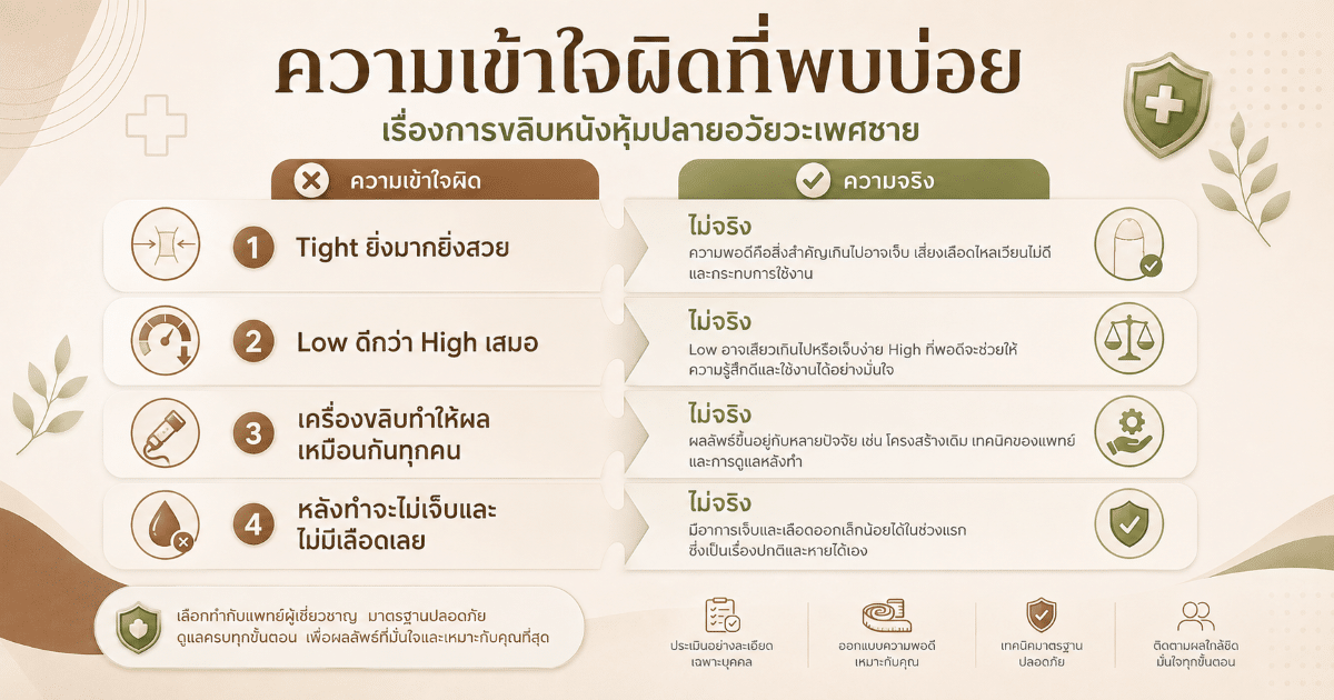 ความเข้าใจผิดที่พบบ่อย