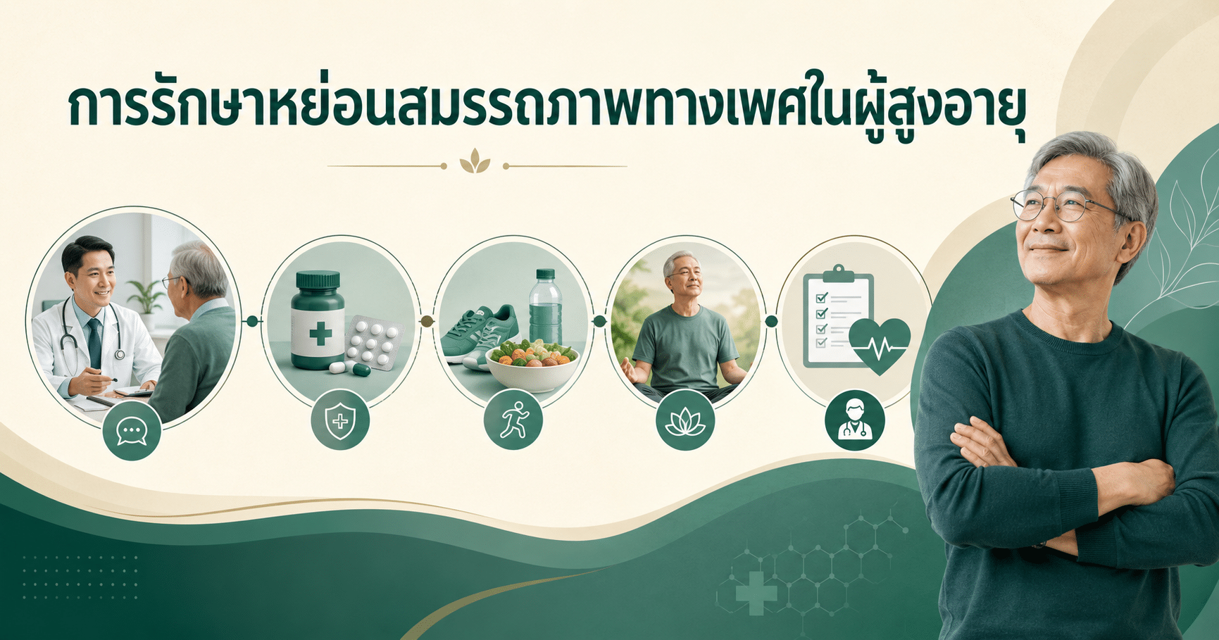 การรักษาหย่อนสมรรถภาพทางเพศในผู้สูงอายุ