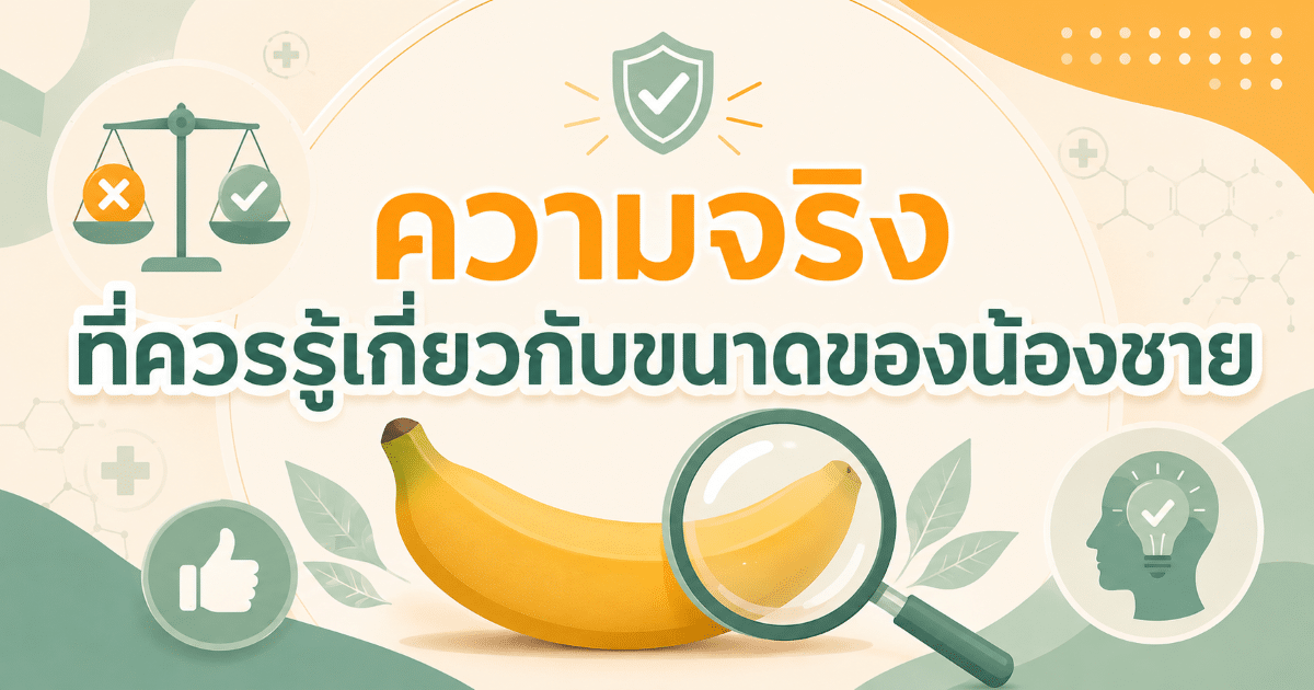 ความจริงที่ควรรู้เกี่ยวกับขนาดของน้องชาย
