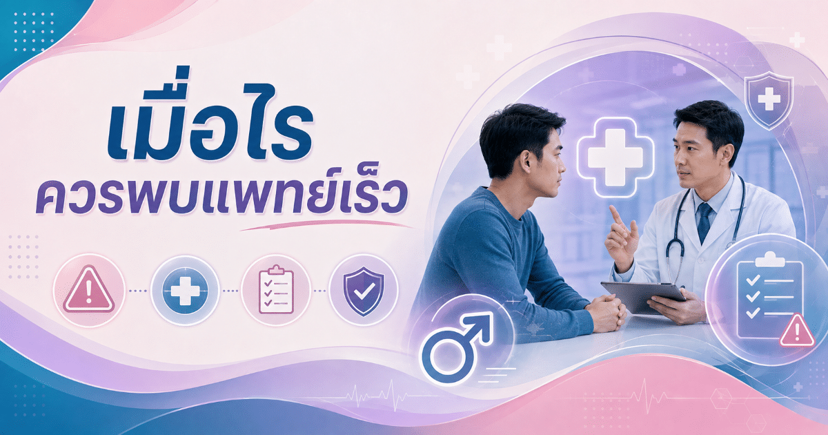 เมื่อไรควรพบแพทย์เร็ว