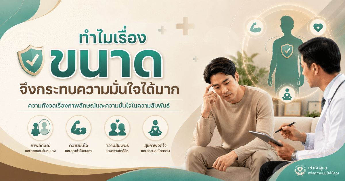 ทำไมเรื่องขนาดจึงกระทบความมั่นใจได้มาก