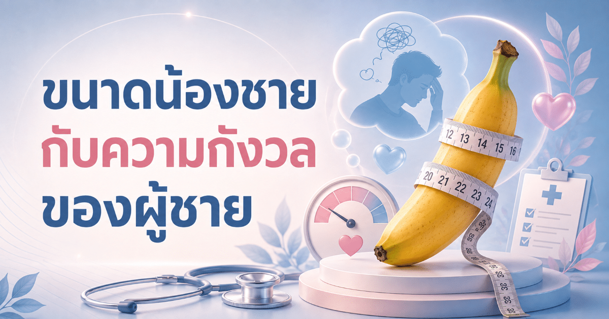 ขนาดน้องชายกับความกังวลของผู้ชาย