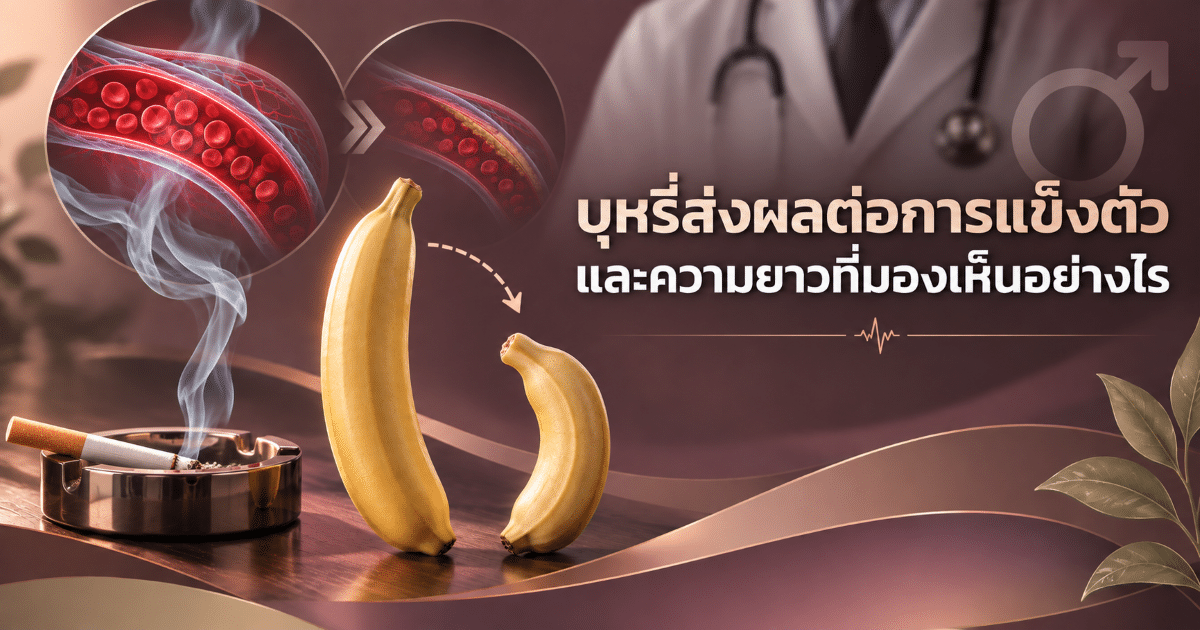 บุหรี่ส่งผลต่อการแข็งตัวและความยาวที่มองเห็นอย่างไร
