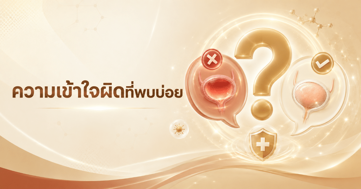 ความเข้าใจผิดที่พบบ่อย