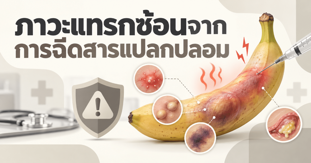 ภาวะแทรกซ้อนจากการฉีดสารแปลกปลอม